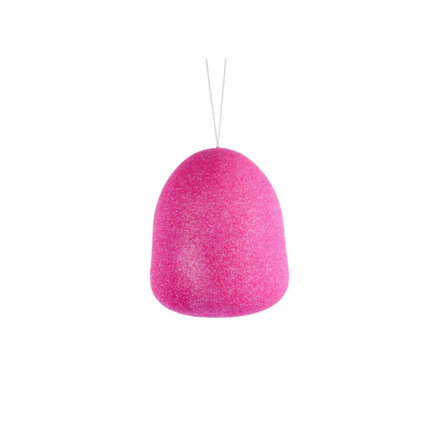 Pink Glitter Gumdrop Ornament &#x2013; 5&#x22; Candyland Faux Food Christmas Decor-XJ711811