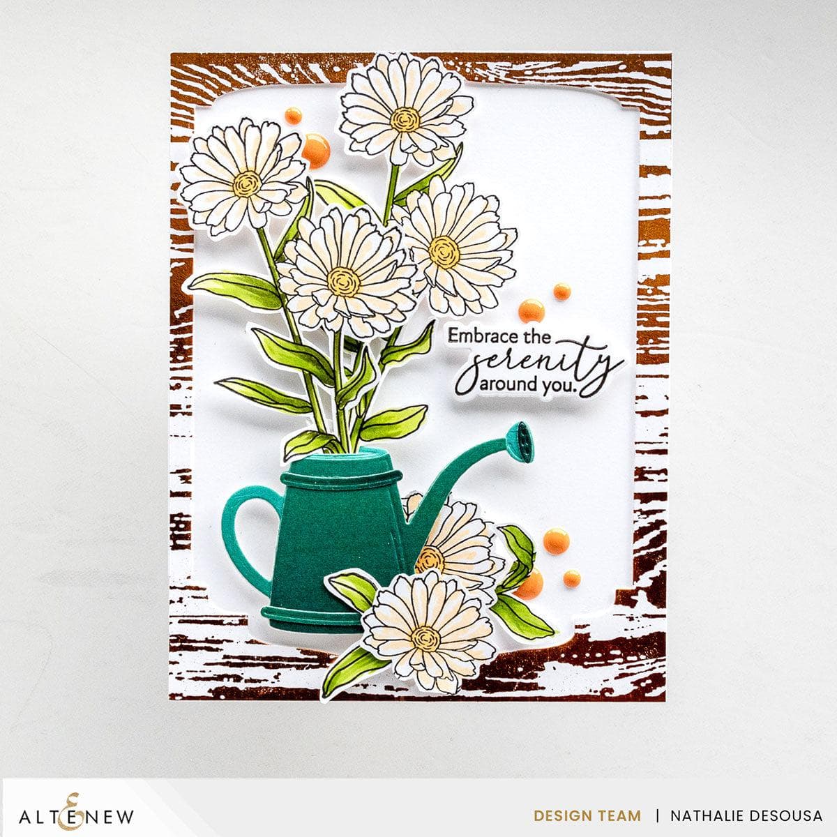 Mini Delight: Watering Daisies Stamp &#x26; Die Set