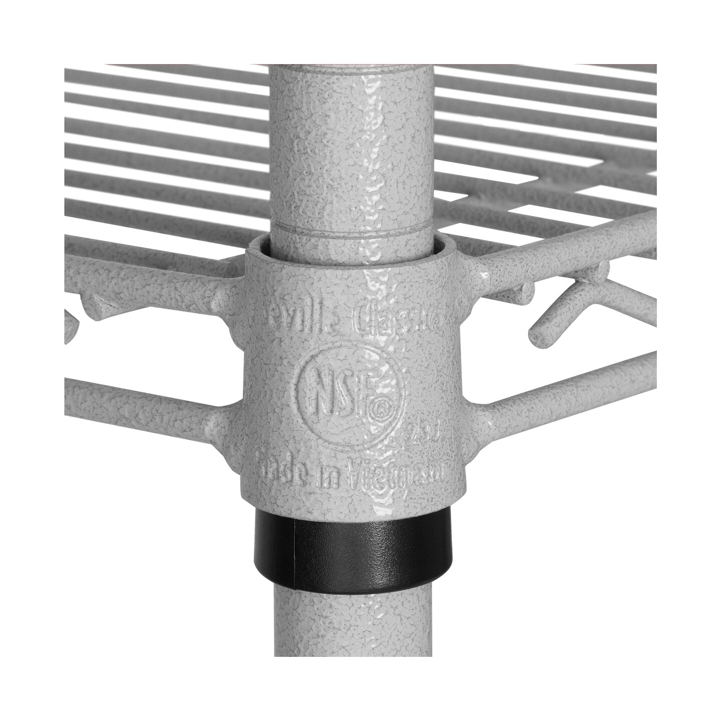 Seville Classics UltraDurable 6-Tier NSF Steel Shelving with Shelf Liners, 48" W x 18" D x 75.5" H