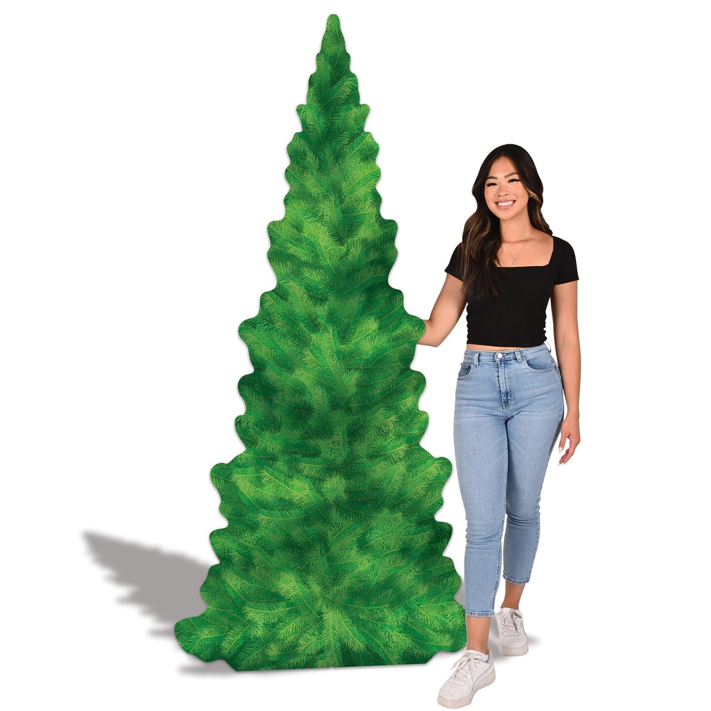 4 Pack Beistle Christmas Evergreen Tree Stand-Up Decoration