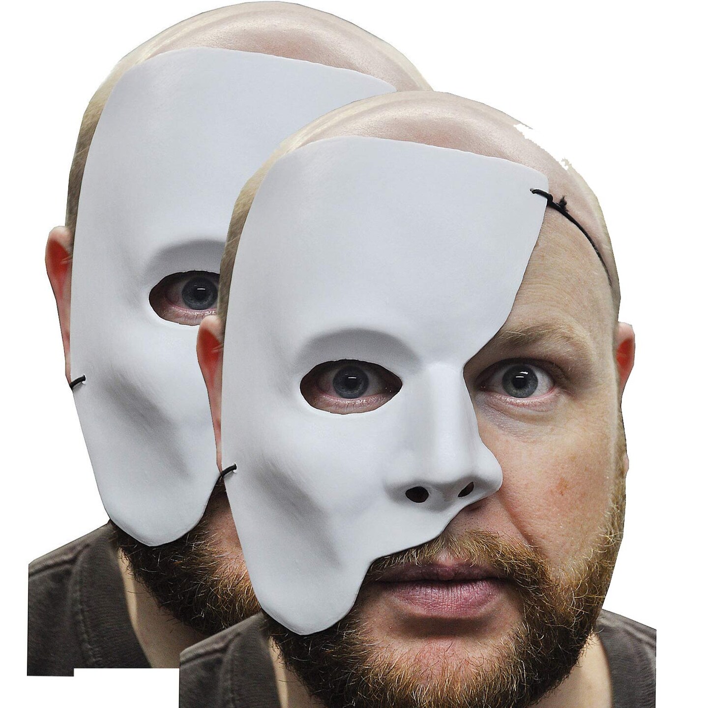 Partial Face Mask Phantom Horror Costume