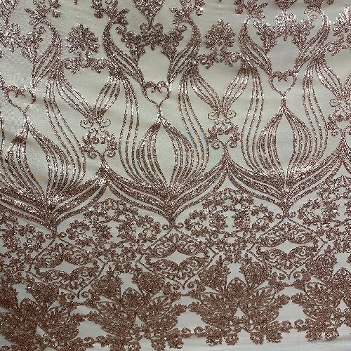 1 Yard Rose Gold Damask Embroidered Mesh Lace Fabric for Bridal Gowns Evening Dresses 4850" Width | Michaels 1 Yard Rose Gold Damask Embroidered Mesh Lace Fabric for Bridal Gowns Evening Dresses 4850" Width | Michaels