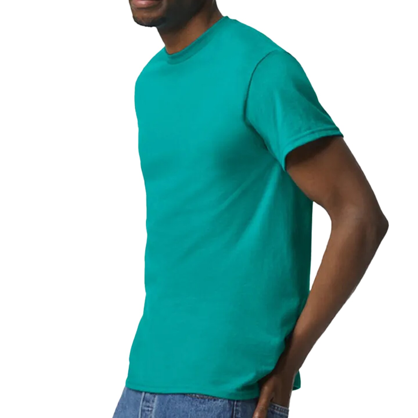 Gildan DryBlend T-Shirt, Men Short Sleeve Assorted Colors Tee for Arts and Crafts