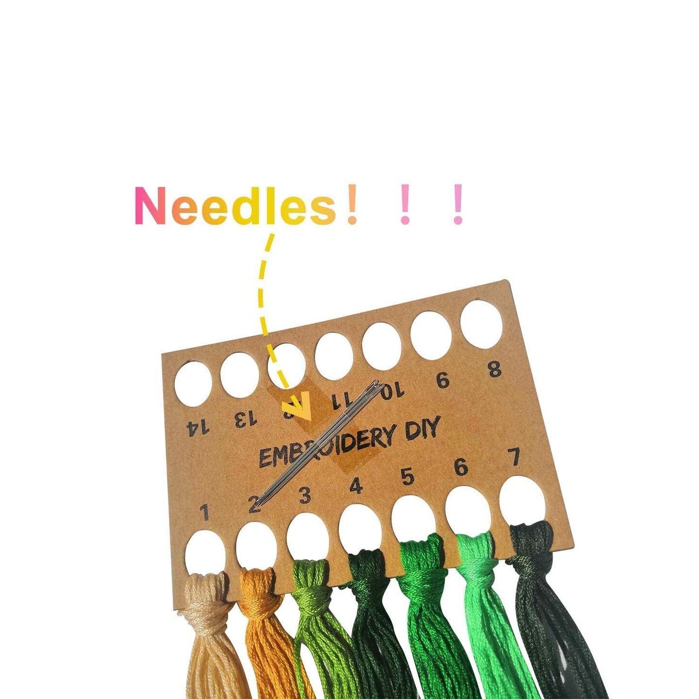 3 Sets Embroidery Kit for Beginners Needlepoint Cross Stitch Kits for Adults,Stitch Learning DIY Sets with Instruction Video,Stamped Floral Patterns,Hoop,Threads,Sewing Hobby