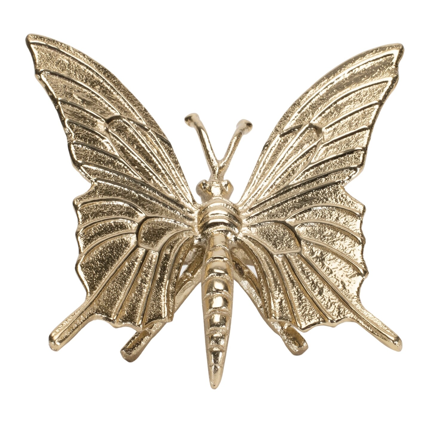Melrose Open Winged Standing Butterfly Decoration - 6&#x22; - Gold