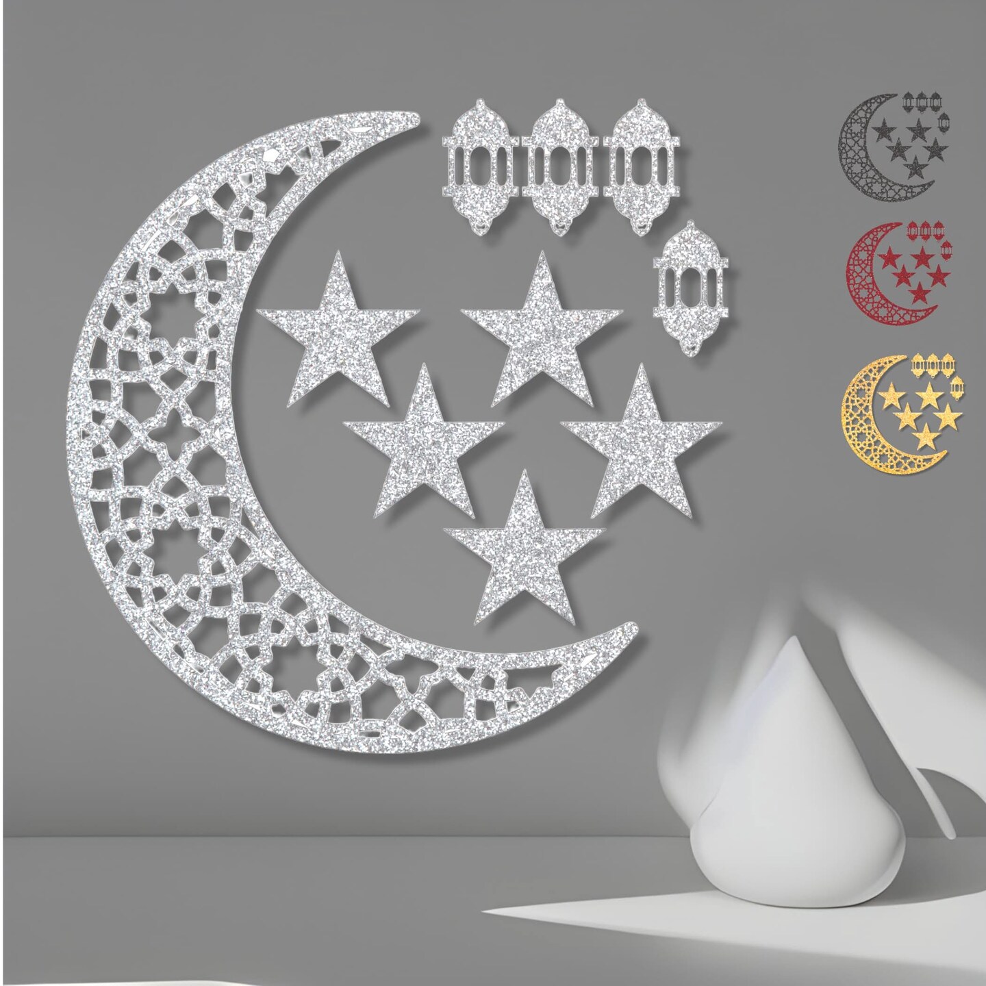 Moon Cutout for Backdrop, Eid Decoration, Moon Centerpiece Cut Out, Moon Cutout, Eid Mubarak, Eid Moon Stars, Eid Stars