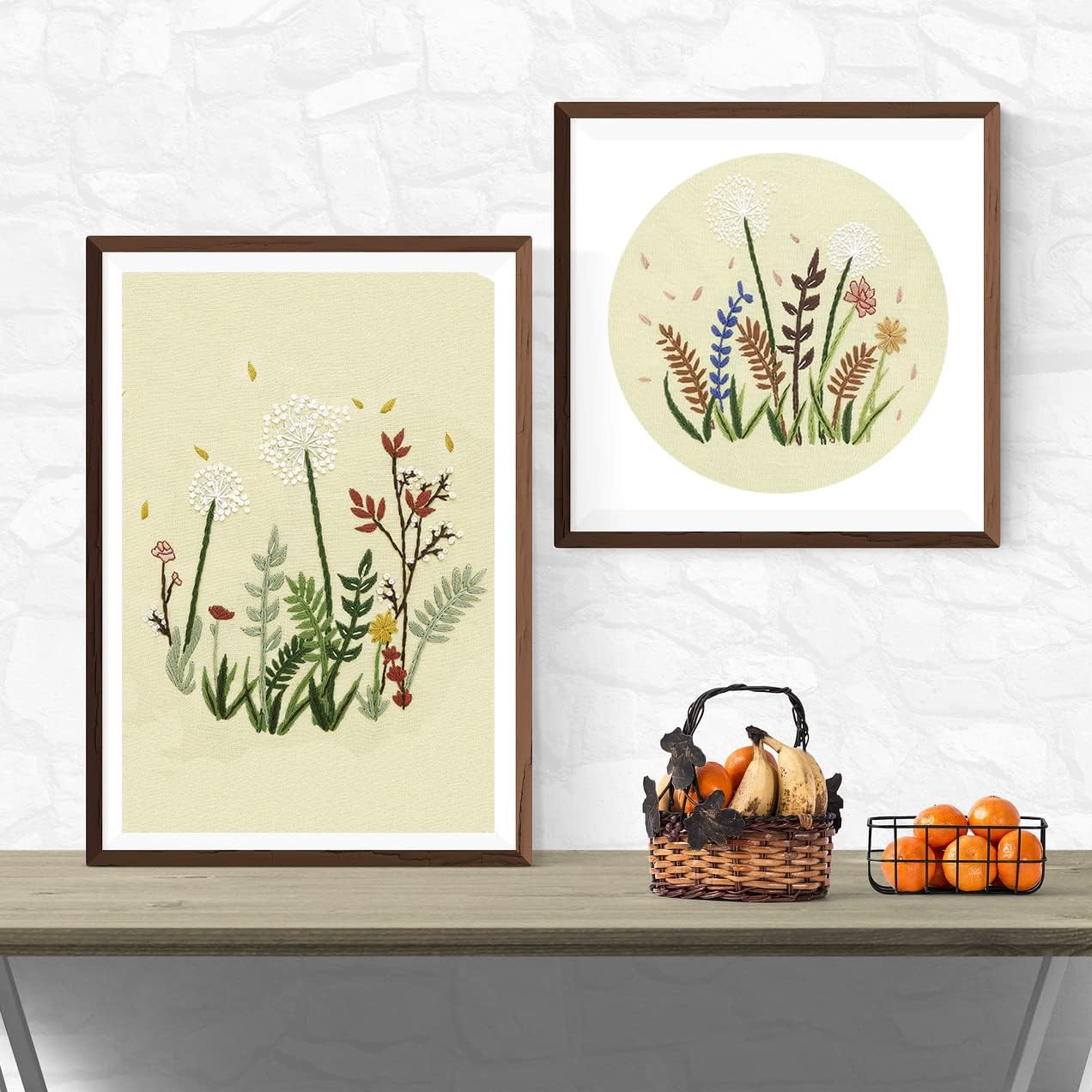 4 Sets Embroidery Kit for Beginners
