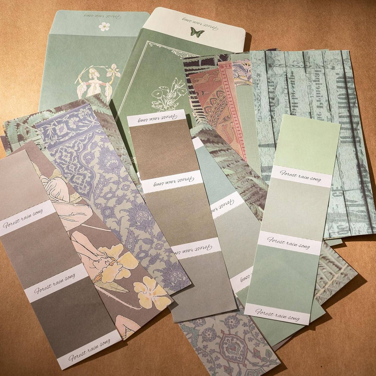 Scrapbooking and Journaling Materials (Forest) 9.1 x 4.6 x 0.6 inches