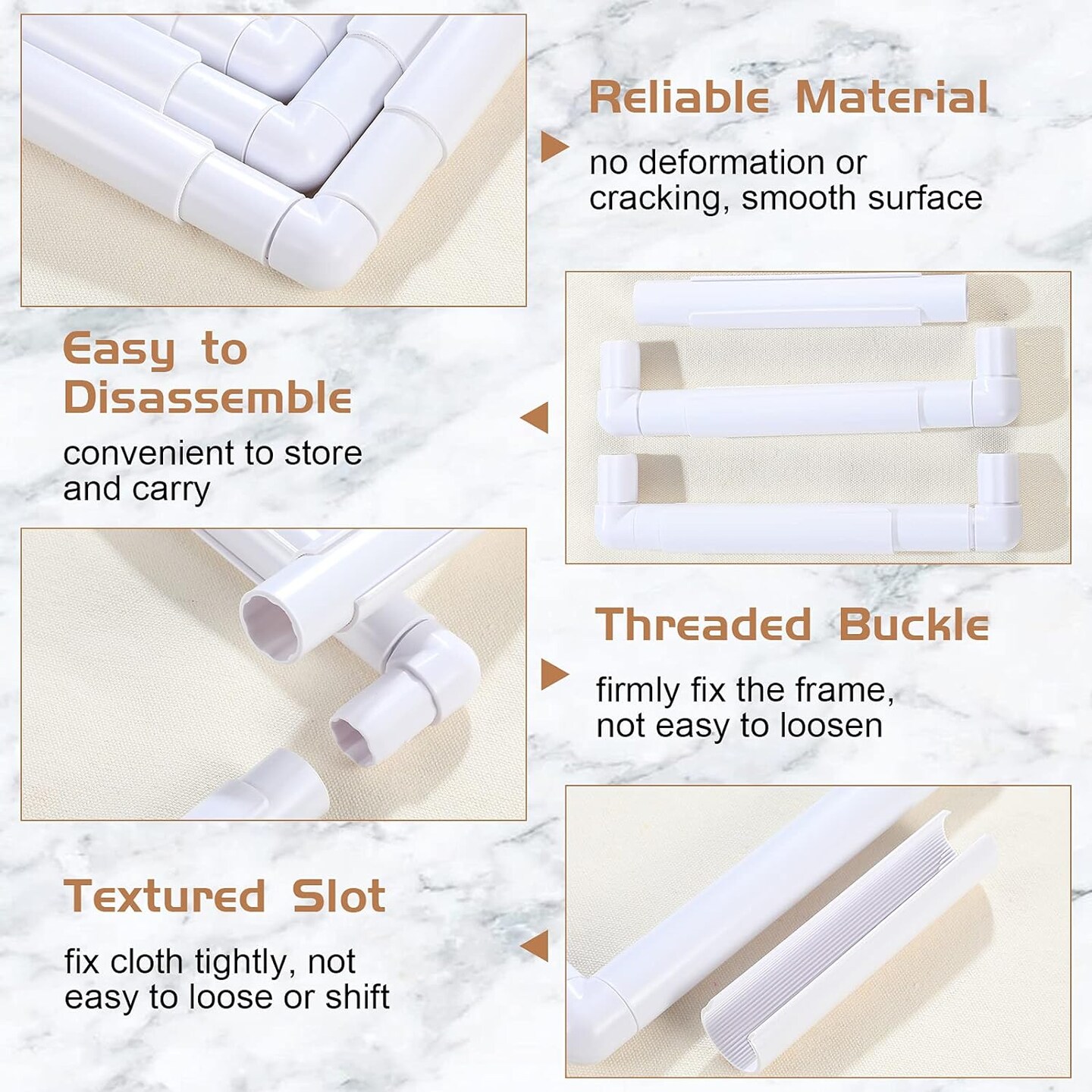 Embroidery Hoop 3 Pcs Cross Stitch Hoops and Frames