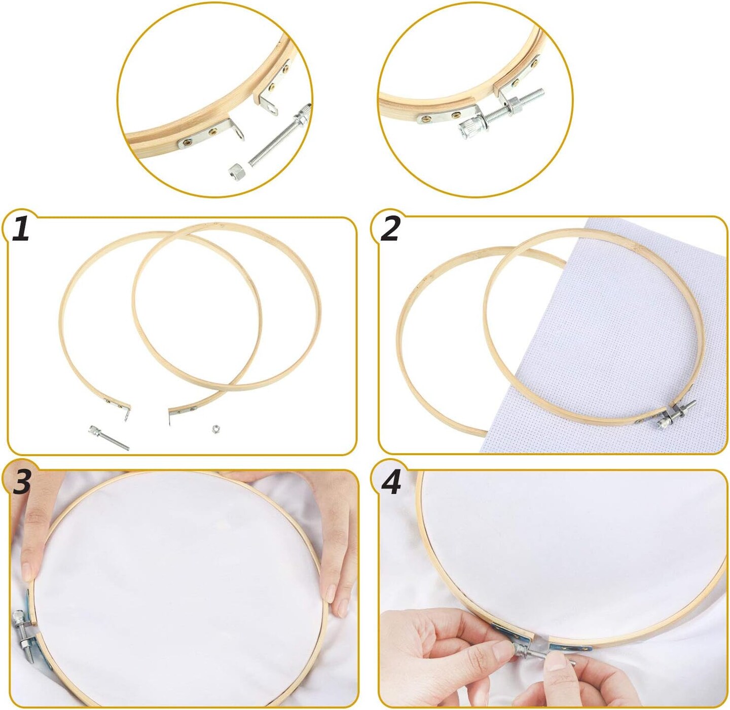 53 Pieces Cross Stitch Tool Embroidery Starter Kit