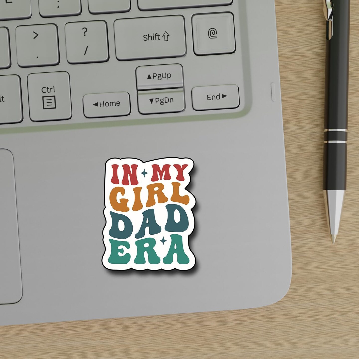 (3Pcs) in My Girl Dad Era Sticker, Decal Gifts Dad Decorate Books Laptop Phone Water Bottles Kindles Stickers Tumbler Sticker Waterproof Vinyl Decorate Sticker 3" Inch