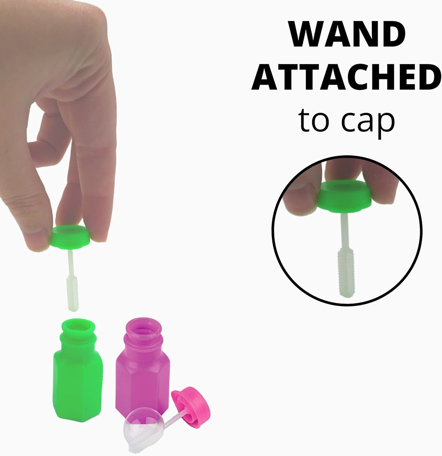 4E's Novelty 48 Pack Mini Bubbles - 1.6" Bulk Non Toxic Bubbles for Kids Party Favors