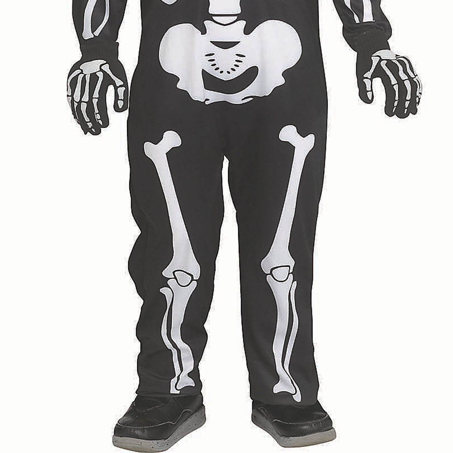 Toddler Skeleton Jumpsuit Costume Black White Halloween Outfit