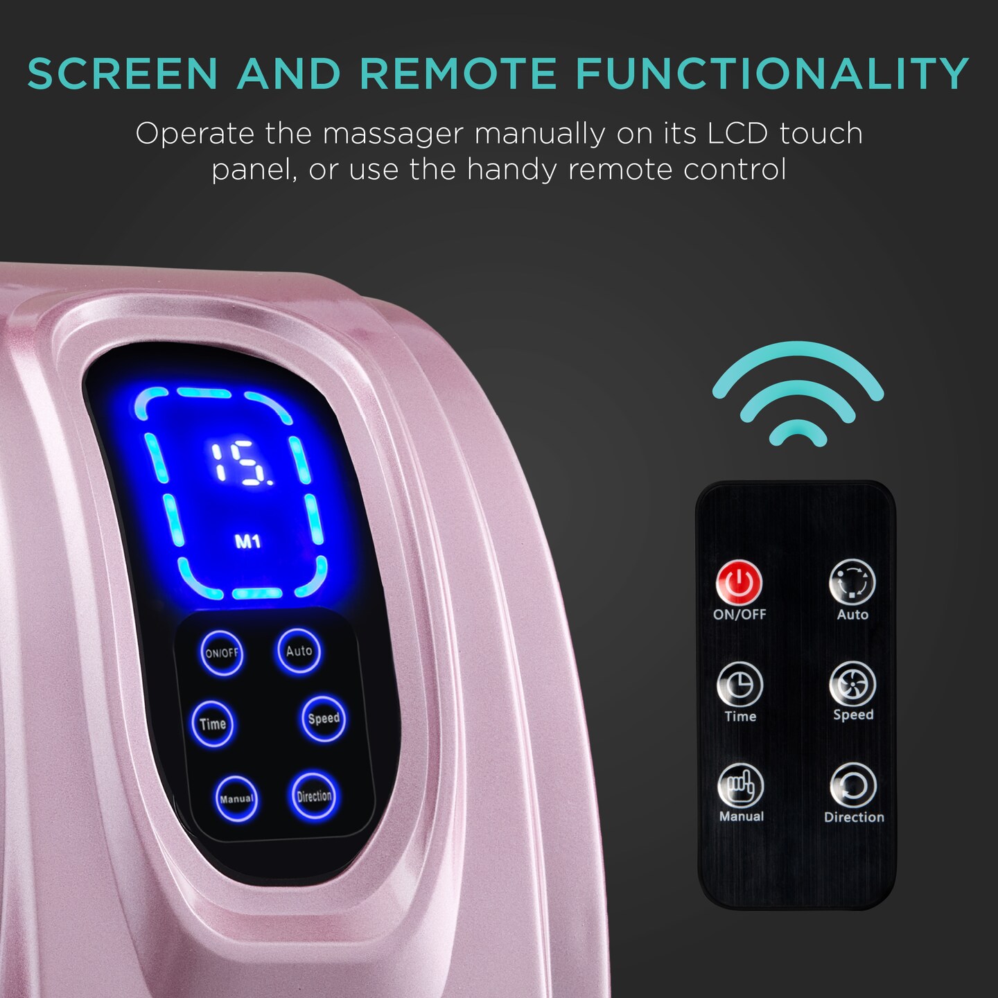 Best Choice Products Therapeutic Kneading &#x26; Rolling Shiatsu Foot Massager w/ High Intensity Rollers, Remote