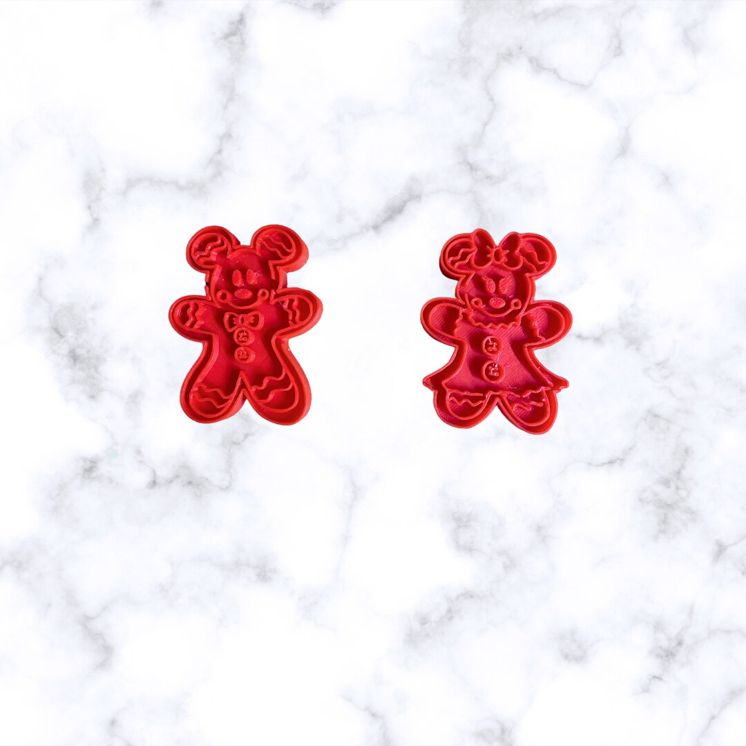 Magical Gingerbread 10 PCS  Cookie Cutter and Stamp