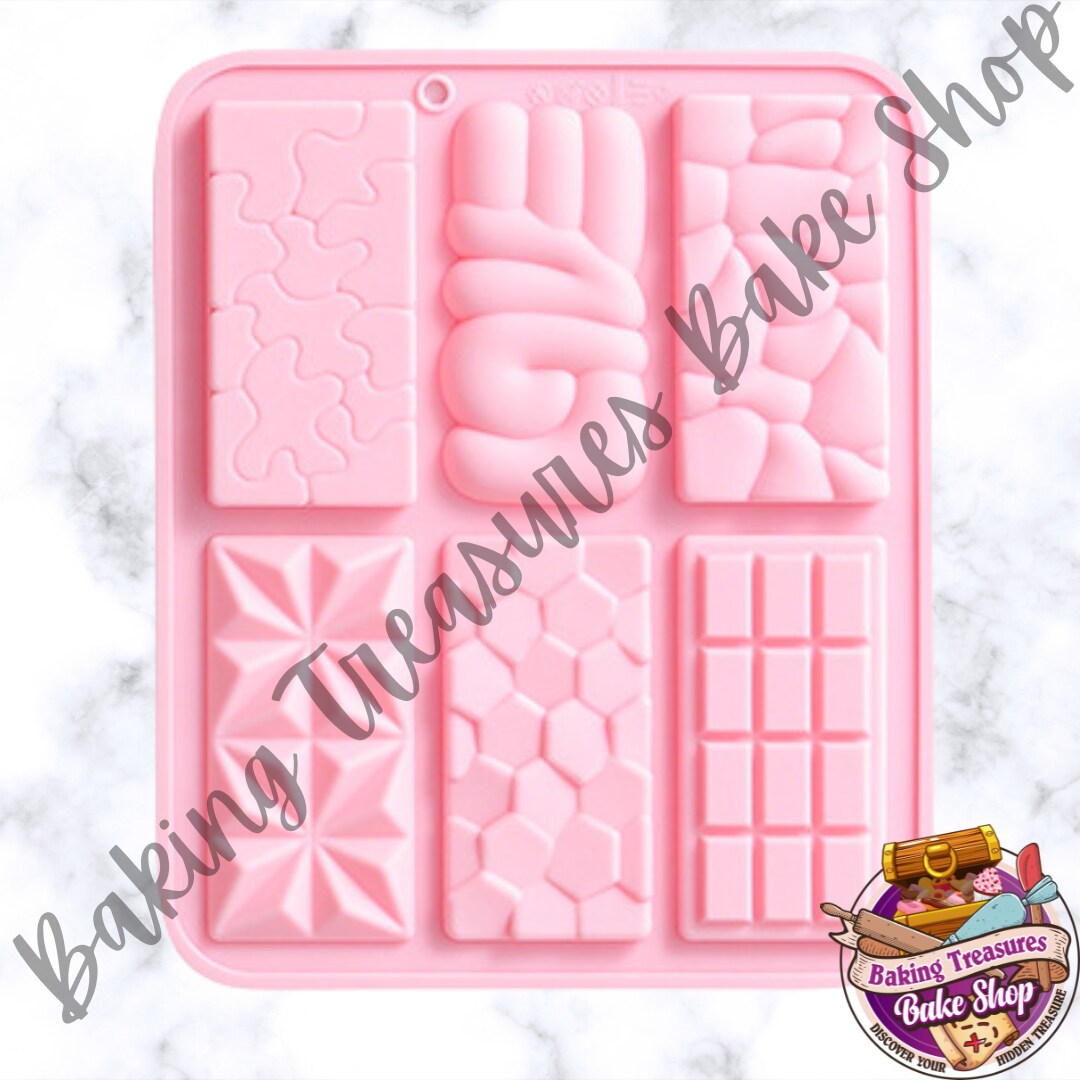 Chocolate Bars Silicone Mold - Assorted Mini Bars