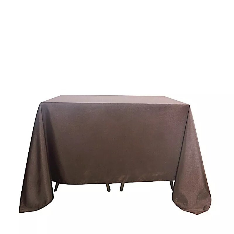 6 pcs 90x90" SQUARE Polyester Tablecloths Wedding Party Supply