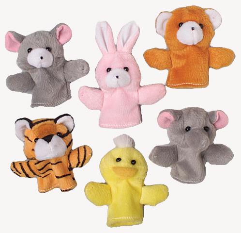 Animal Finger Puppets Include 12 Units