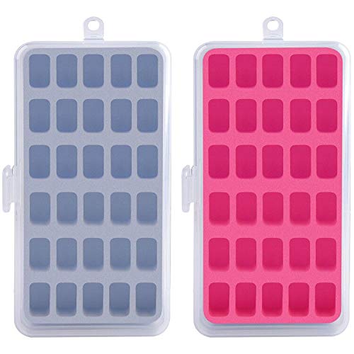 Bobbin Holder Storage Case Sewing Box Thread Organizer Holds 60pcs Bobbins for Brother Sewing Machine- 2pack(Box Only)