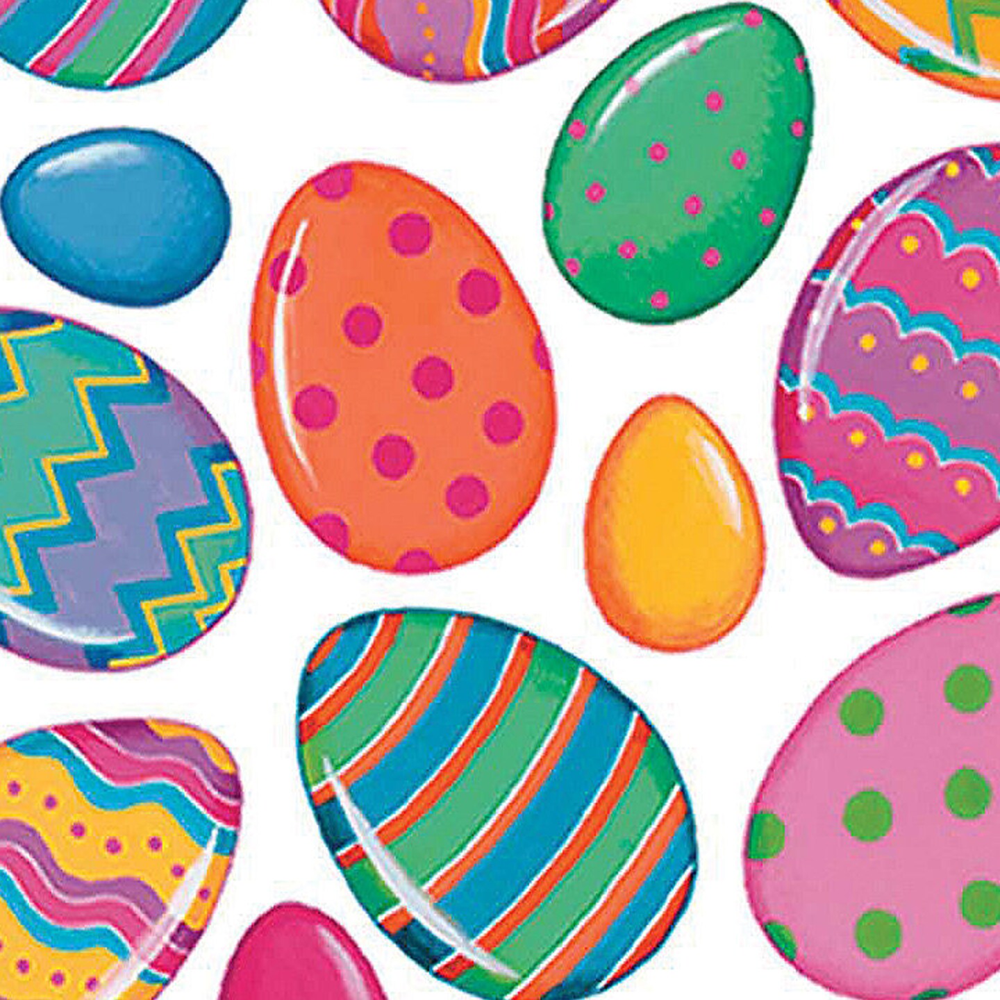 Bright Egg Window Clings