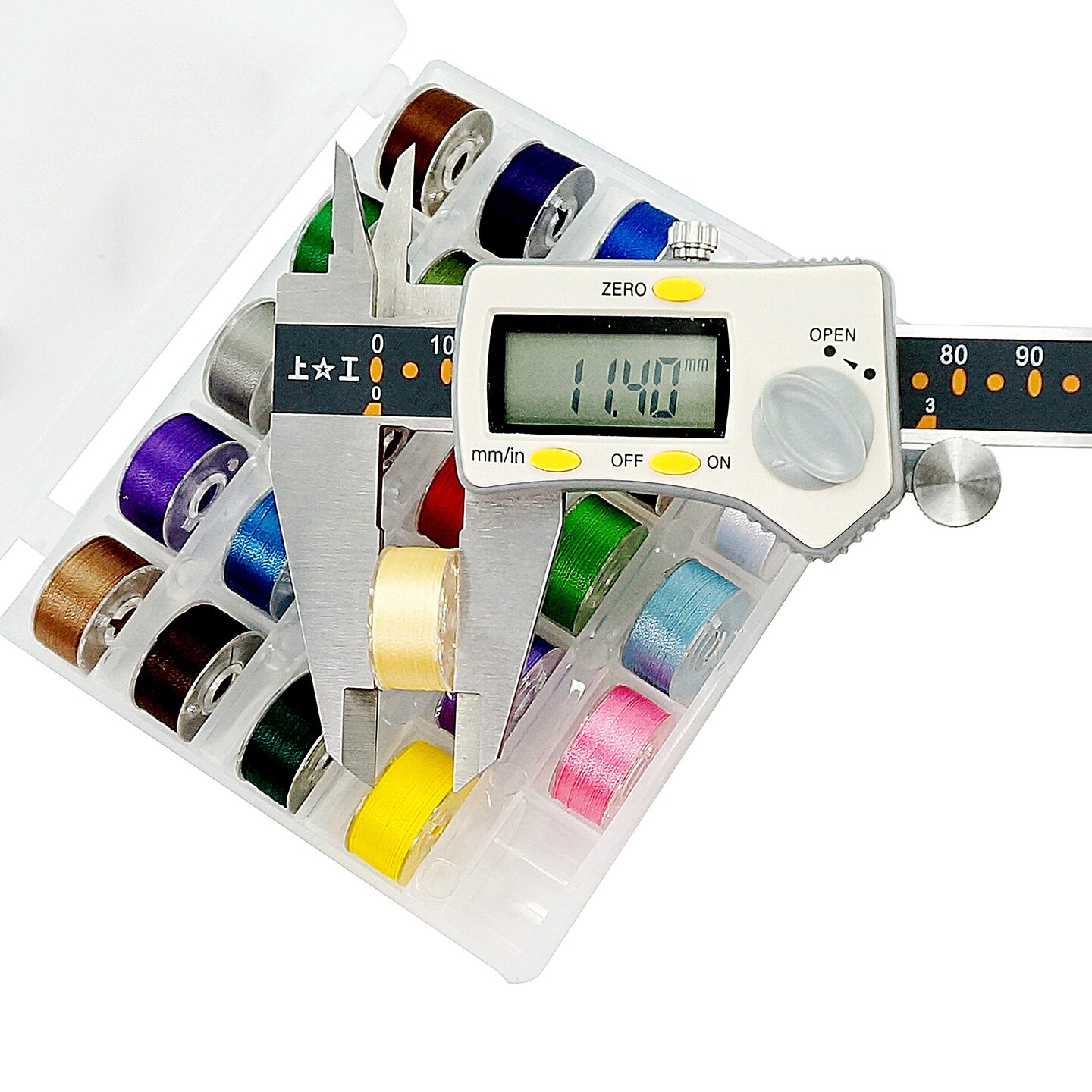 New brothread 25pcs Assorted Colors 70D/2 (60WT) Prewound Bobbin Thread Plastic Size A SA156 for Embroidery and Sewing Machine DIY Embroidery Thread Sewing Thread