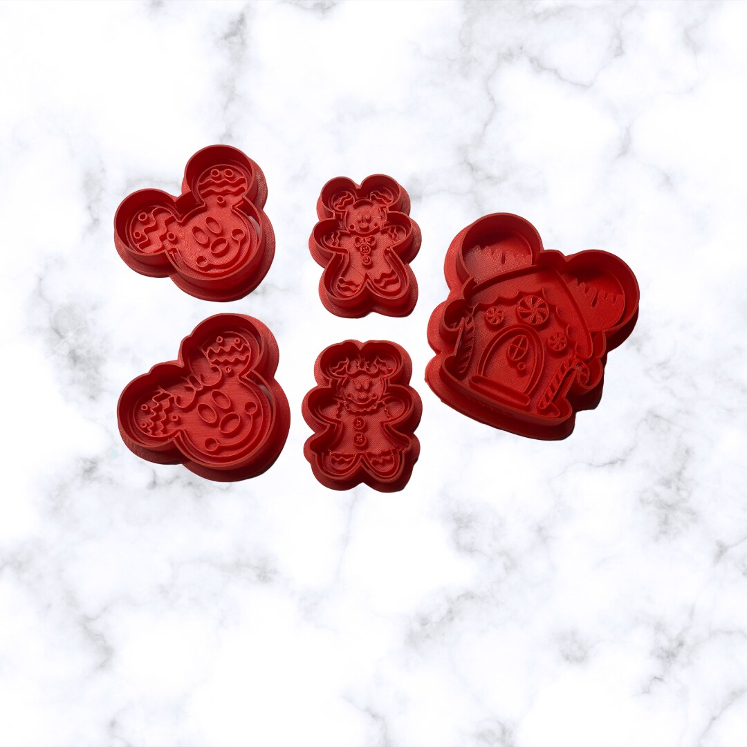 Magical Gingerbread 10 PCS  Cookie Cutter and Stamp