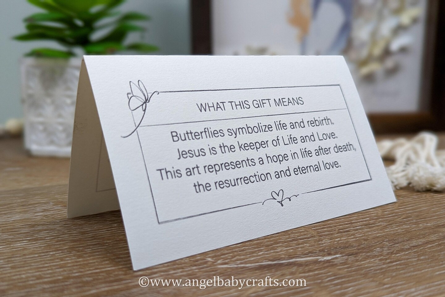 3D Jesus Holding Twins With Butterflies Miscarriage Gift product 3