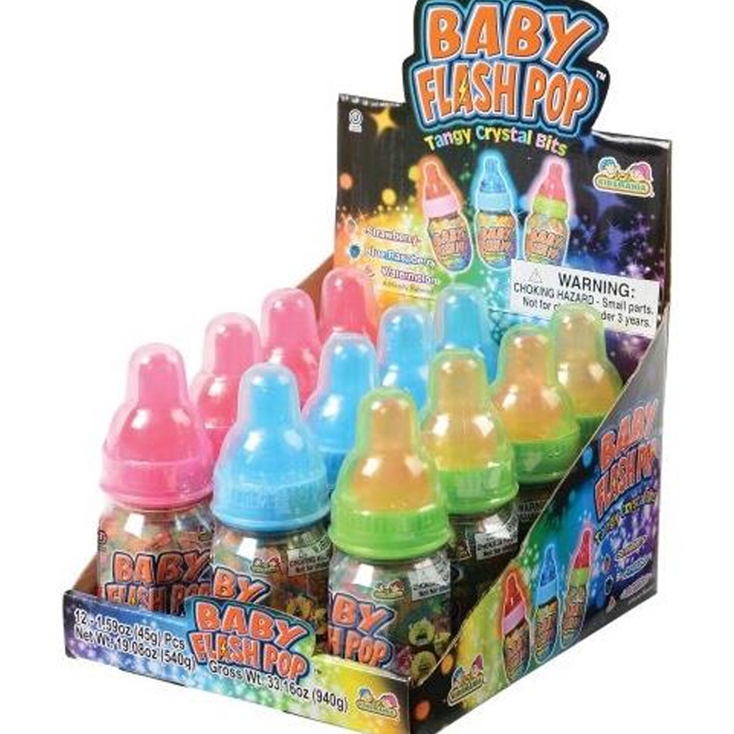 Baby Flash Pop 12 Pc Include 12 Units
