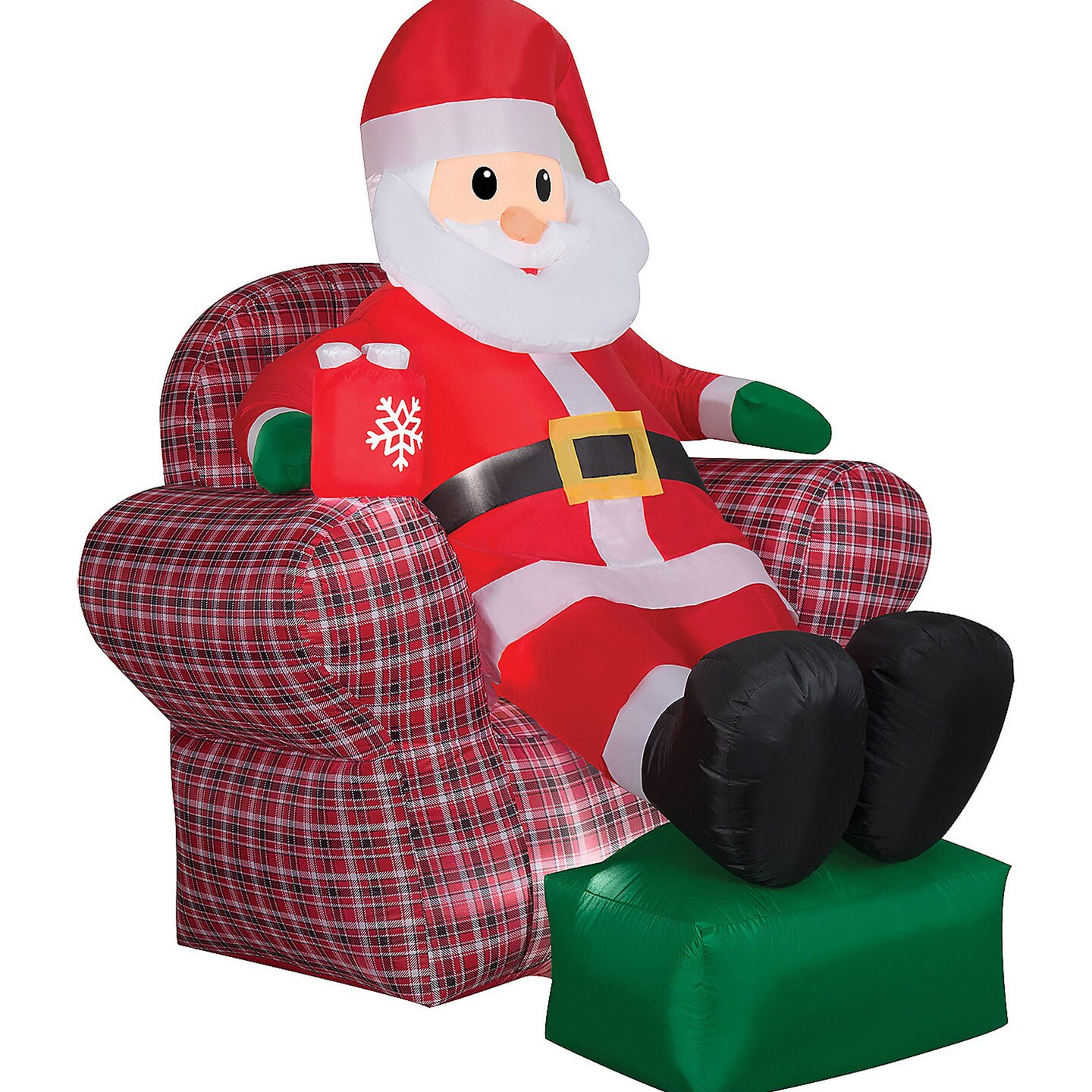 Airblown Santa in Recliner Scene 6 Ft. Inflatable Christmas Outdoor Yard Decor