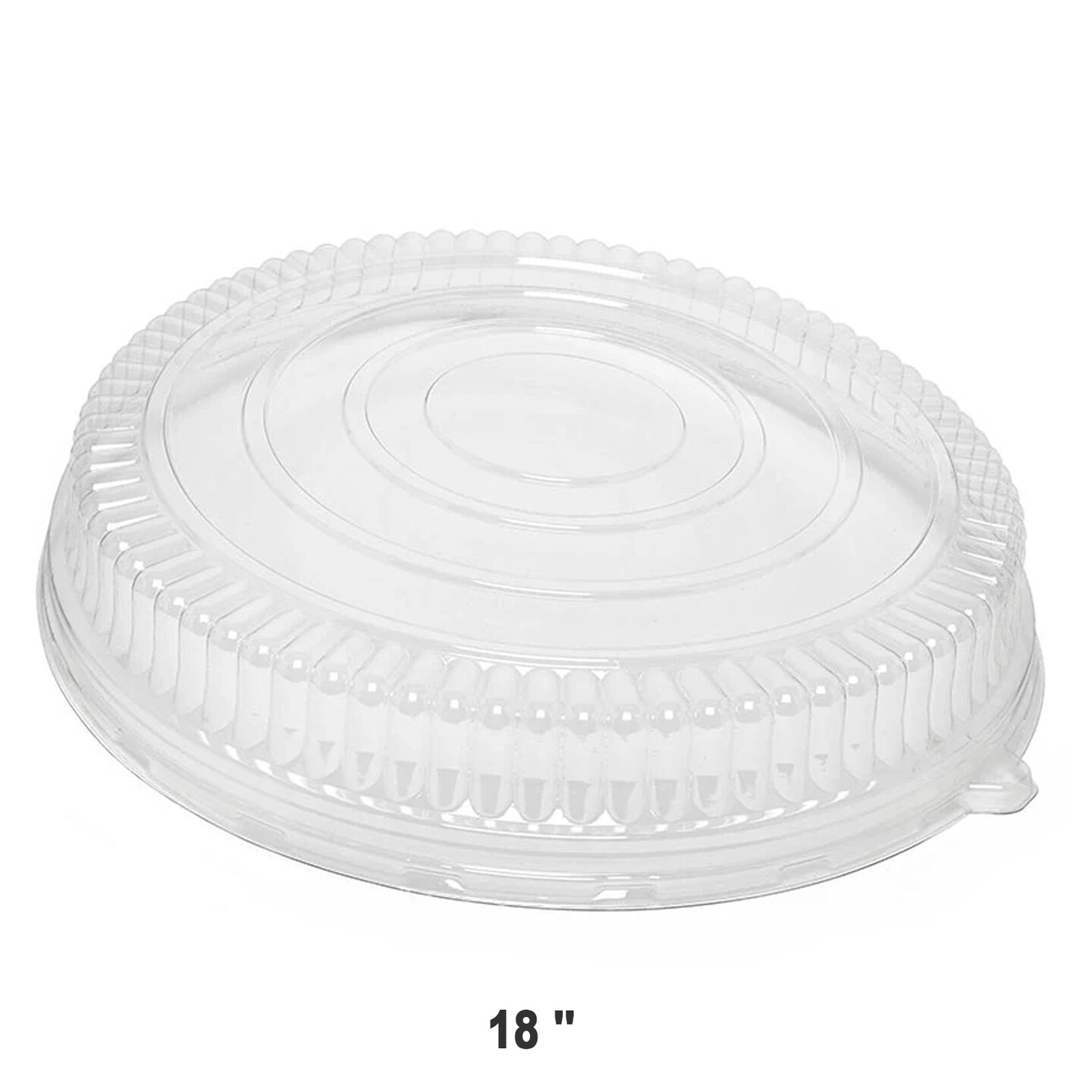 Versatile Round Pet Dome Lids Compatible with 18&#x22; Platters