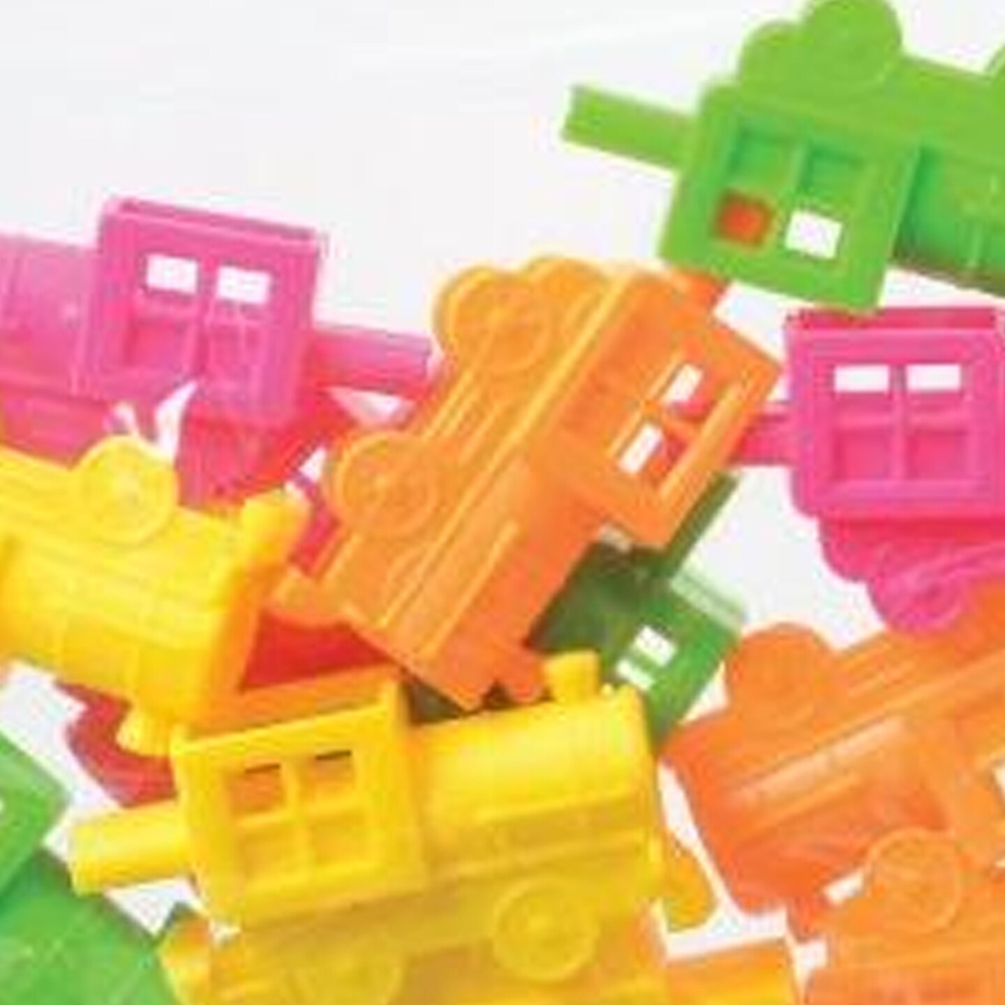 Mini Neon Train Whistles Include 12 Units