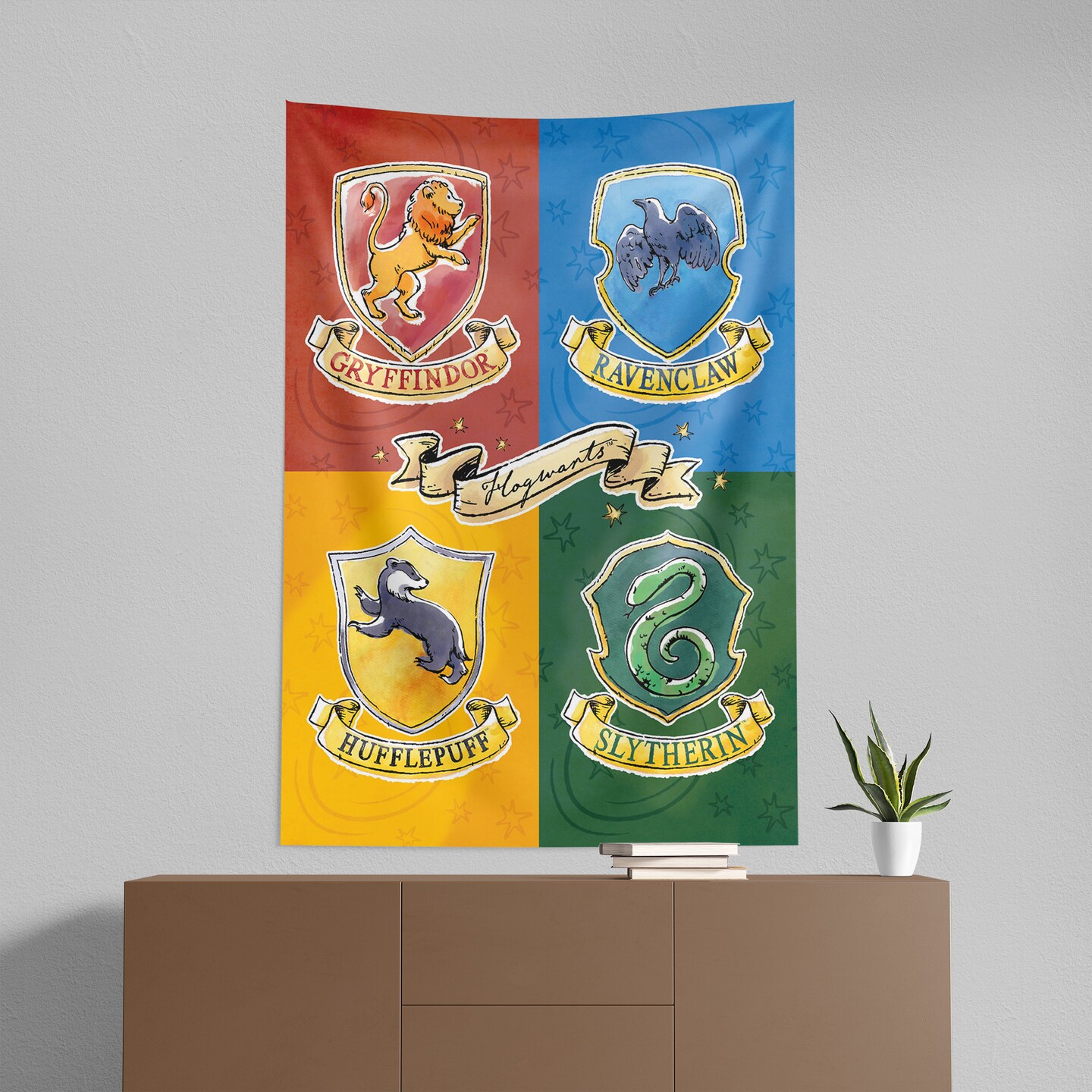 Warner Bros. Harry Potter Hogwarts Life Wall Hanging Tapestry 40X57 inches