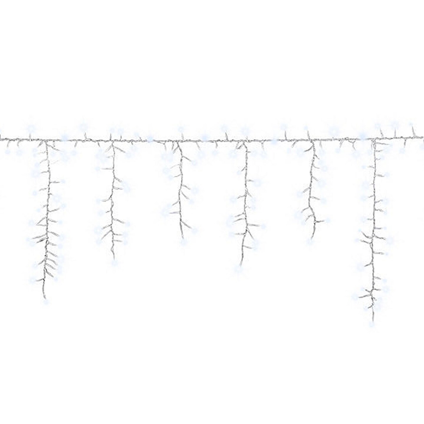 10 FT. Tangle Free Cool White LED Icicle Lights Christmas Outdoor Decoration