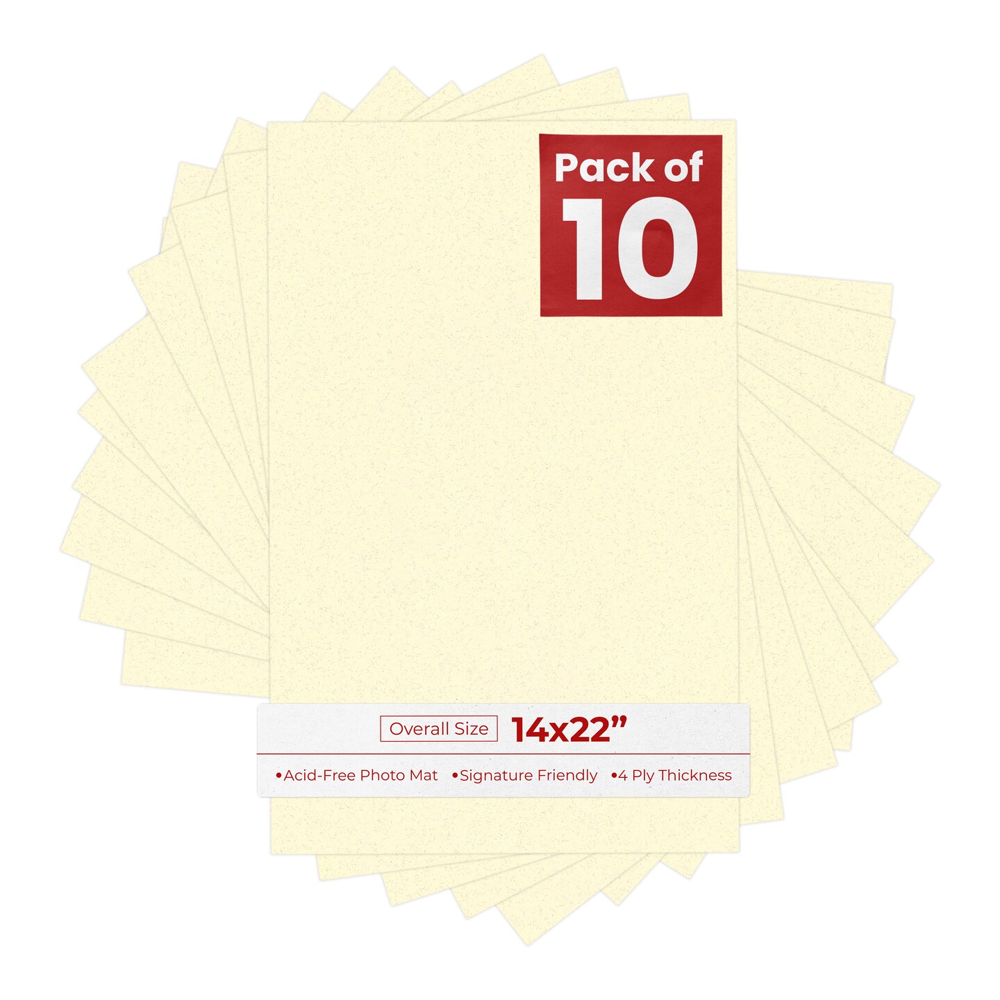 Oat Beige 14x22 Uncut Mat Board - Blank Sheets, No Opening, Color ...