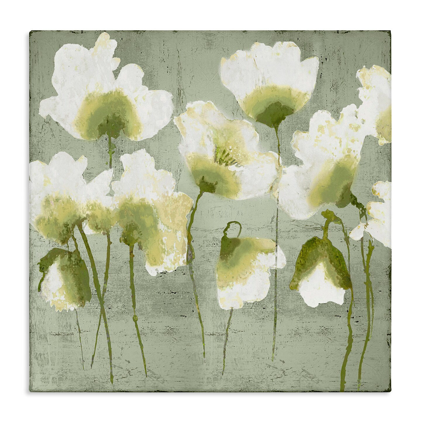 Stupell Industries Charming Flower Impressions Canvas Design by Vanessa Austin