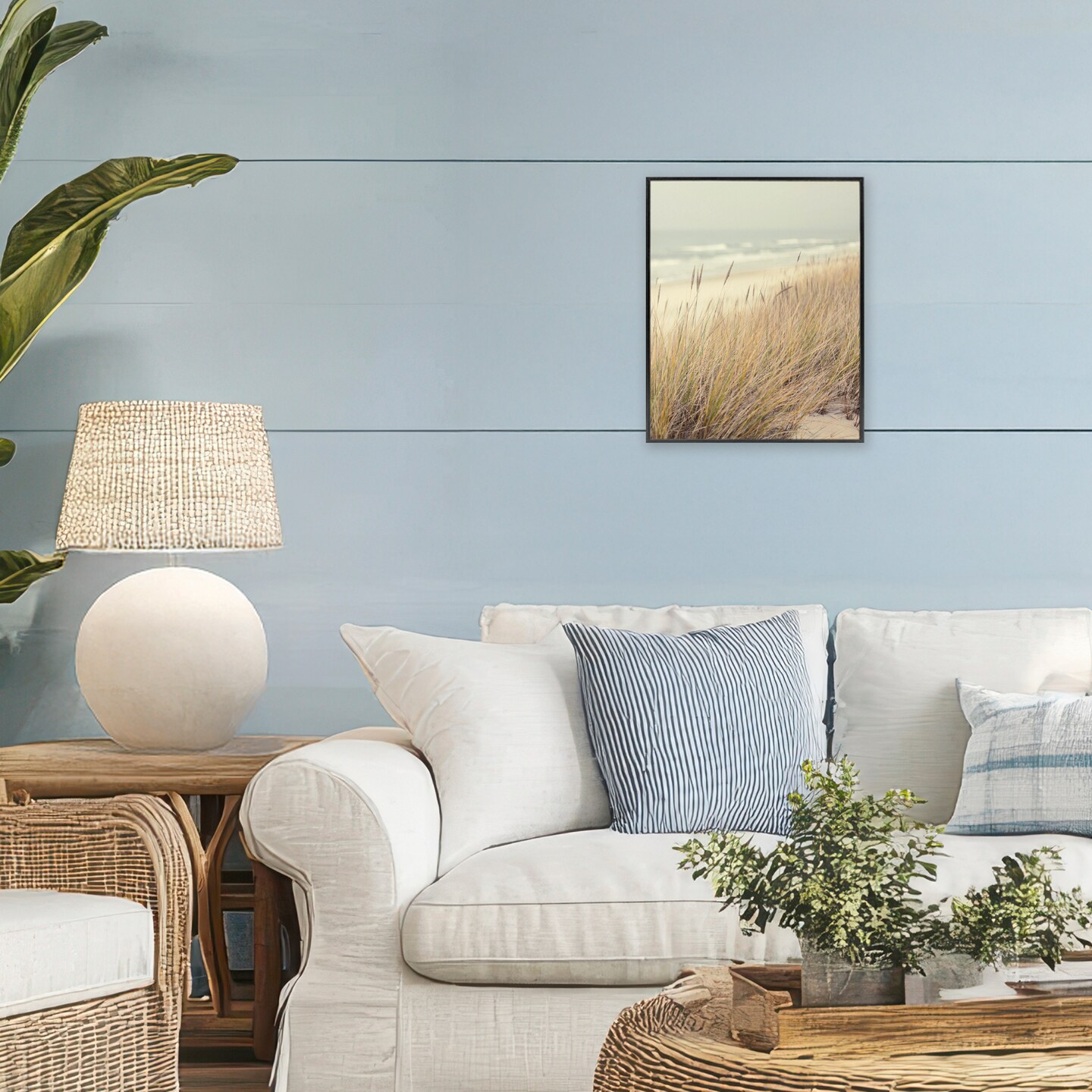 Stupell Industries Beach Dreams Sea Grass Framed Giclee, design by Marcus Prime