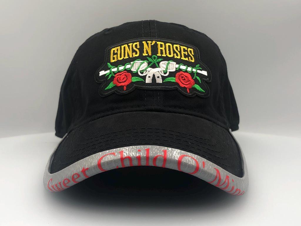 Guns N' Roses Band Hat with Custom BrimmTrimm Hat Accessory Brim