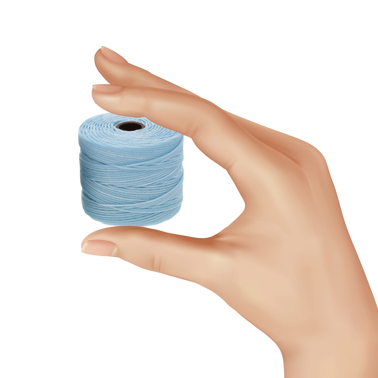 The Beadsmith S-Lon Bead Cord – .5 mm Twisted Nylon Cord for Stringing