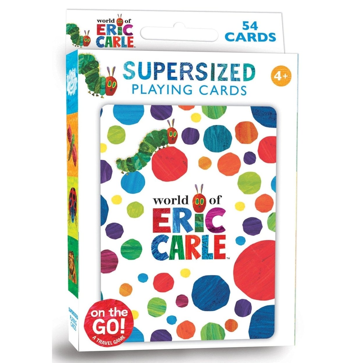 Eric Carle Jumbo Travel Playing Cards 3.5X4.75 For Kids Ages 4 And Up