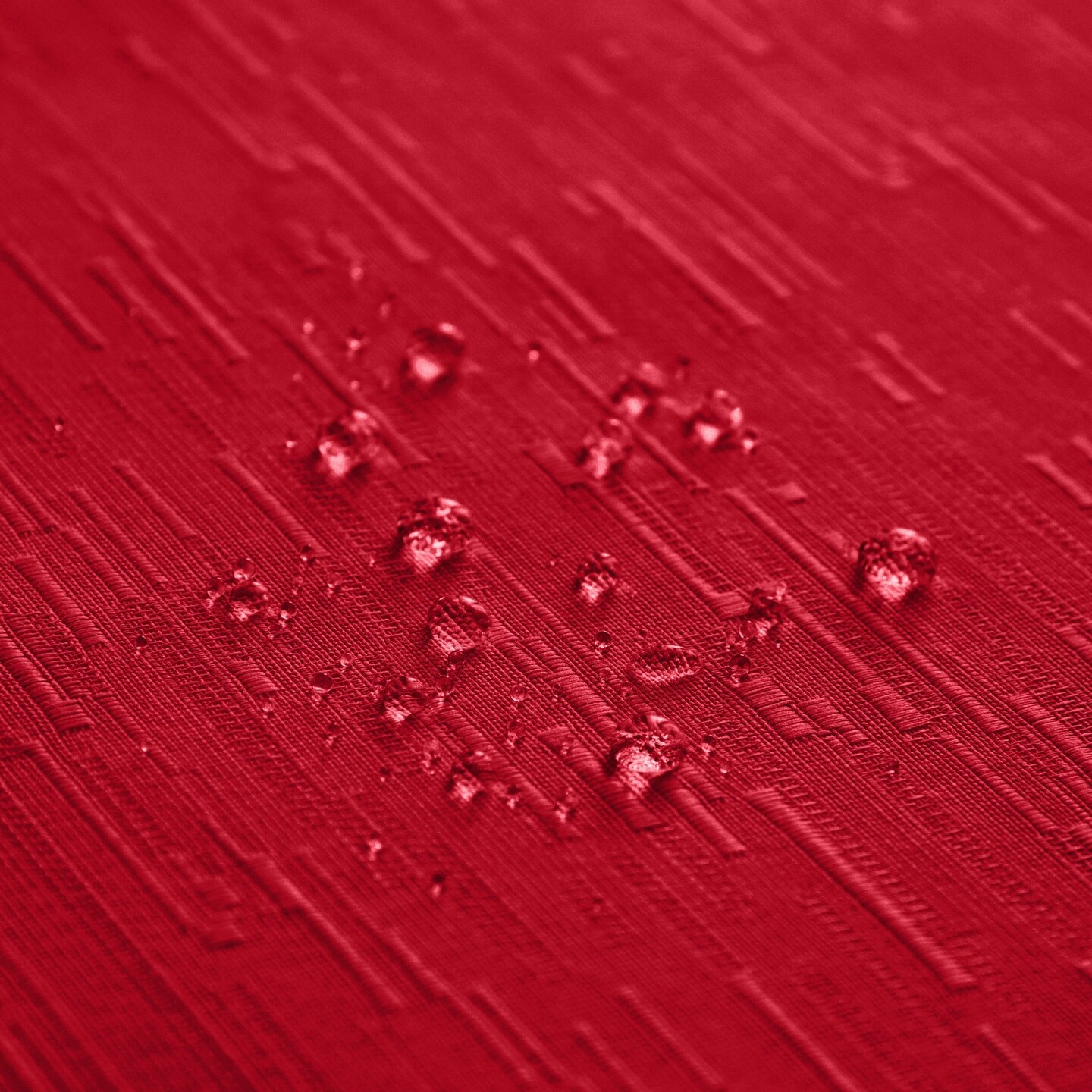 Threadmade Home Continental Solid Texture Water Resistant Tablecloth, Red - 70"W x 70"L Round