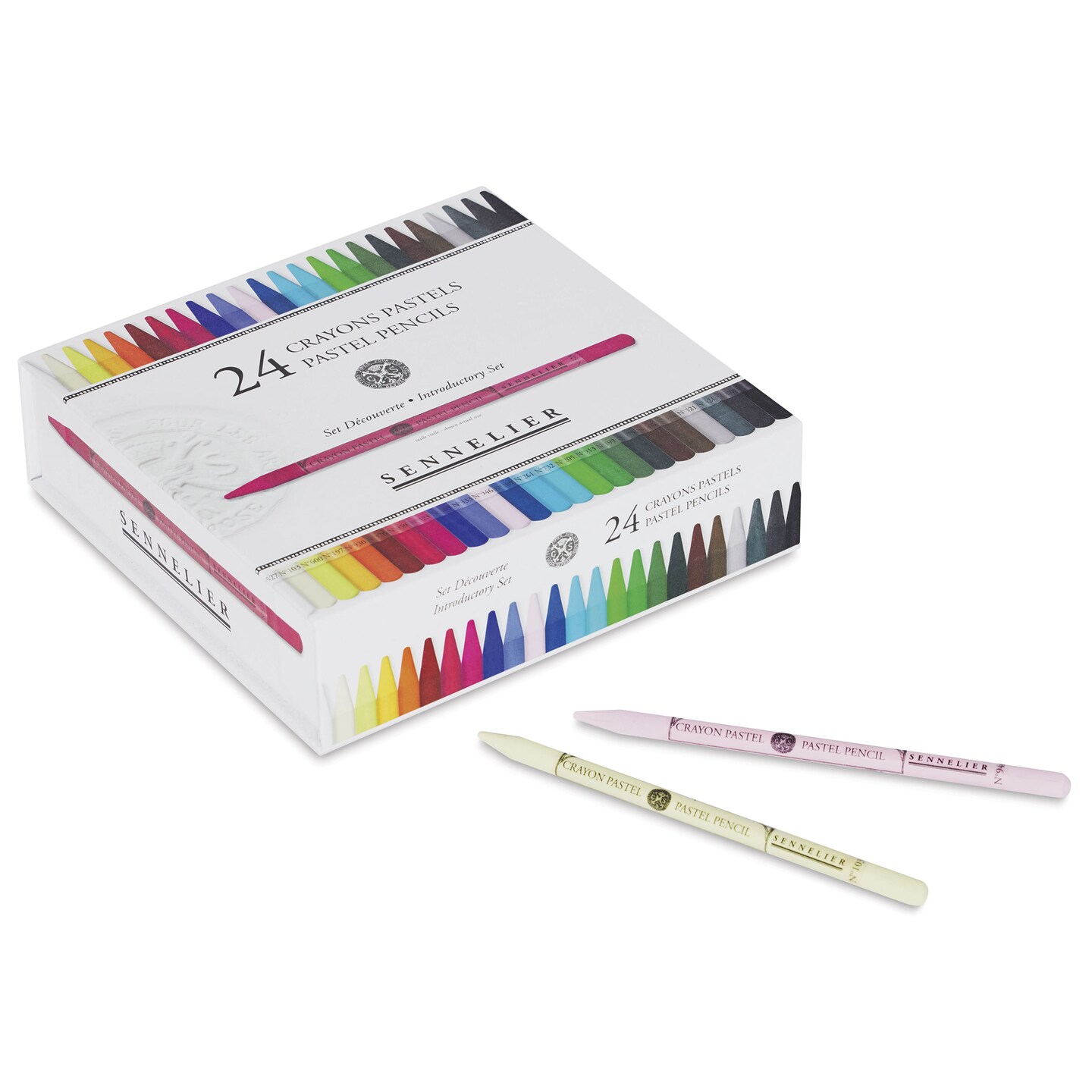 Sennelier Woodless Pastel Pencils - Set of 24, Assorted
