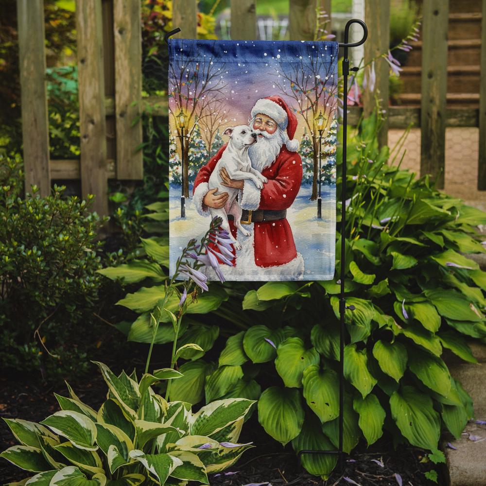 Edge Collection - Multicolor - Santa Holiday Outdoor Sleeve Flag - 1 Piece