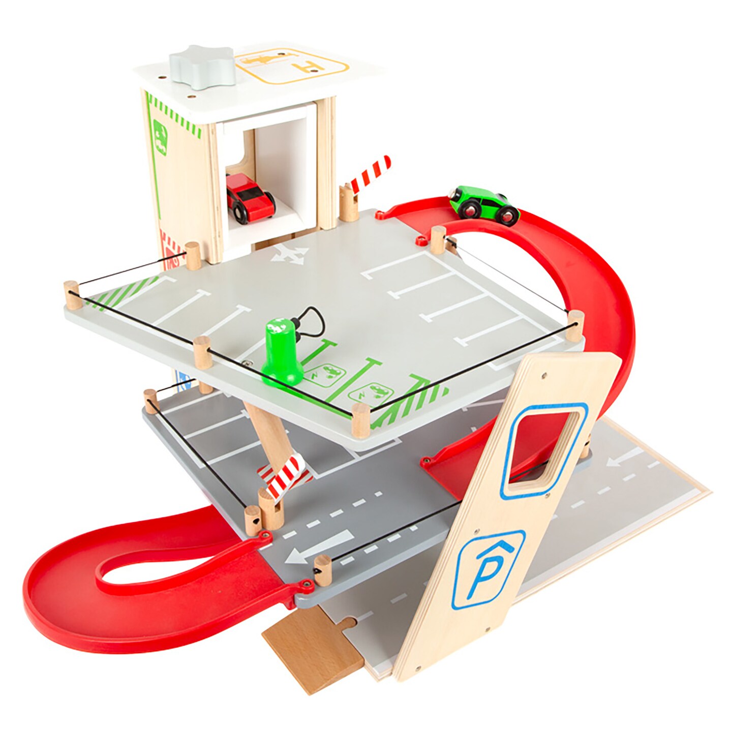 Small foot wooden toys City Garage Playset designed for children ages 3+ years