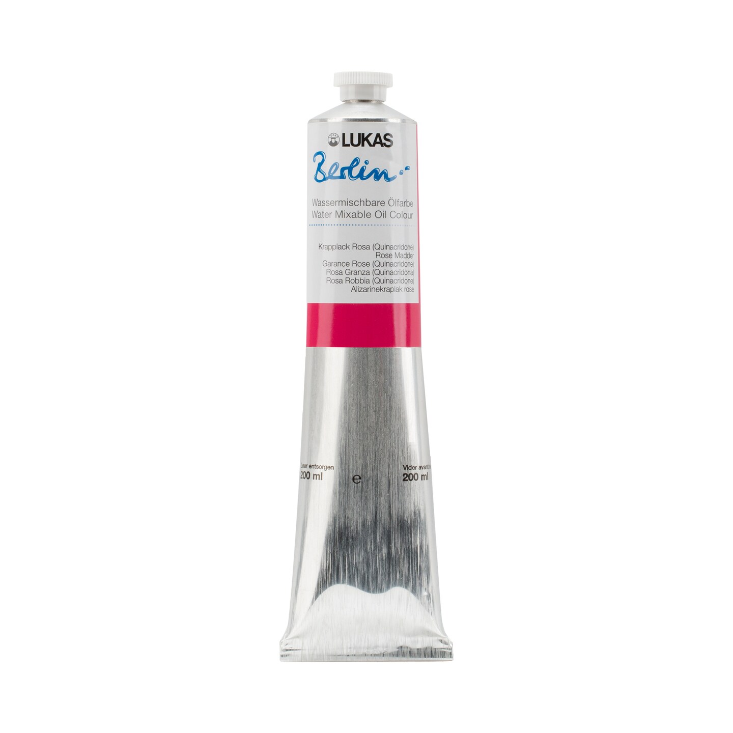 Lukas Berlin Pro Artists Water Mixable Oil Paint, Smooth Consistency with Beeswax, Lightfast Pigments, Quick Drying, Easy Clean-Up, Eco-Friendly, Professional Quality, 40 Color Range