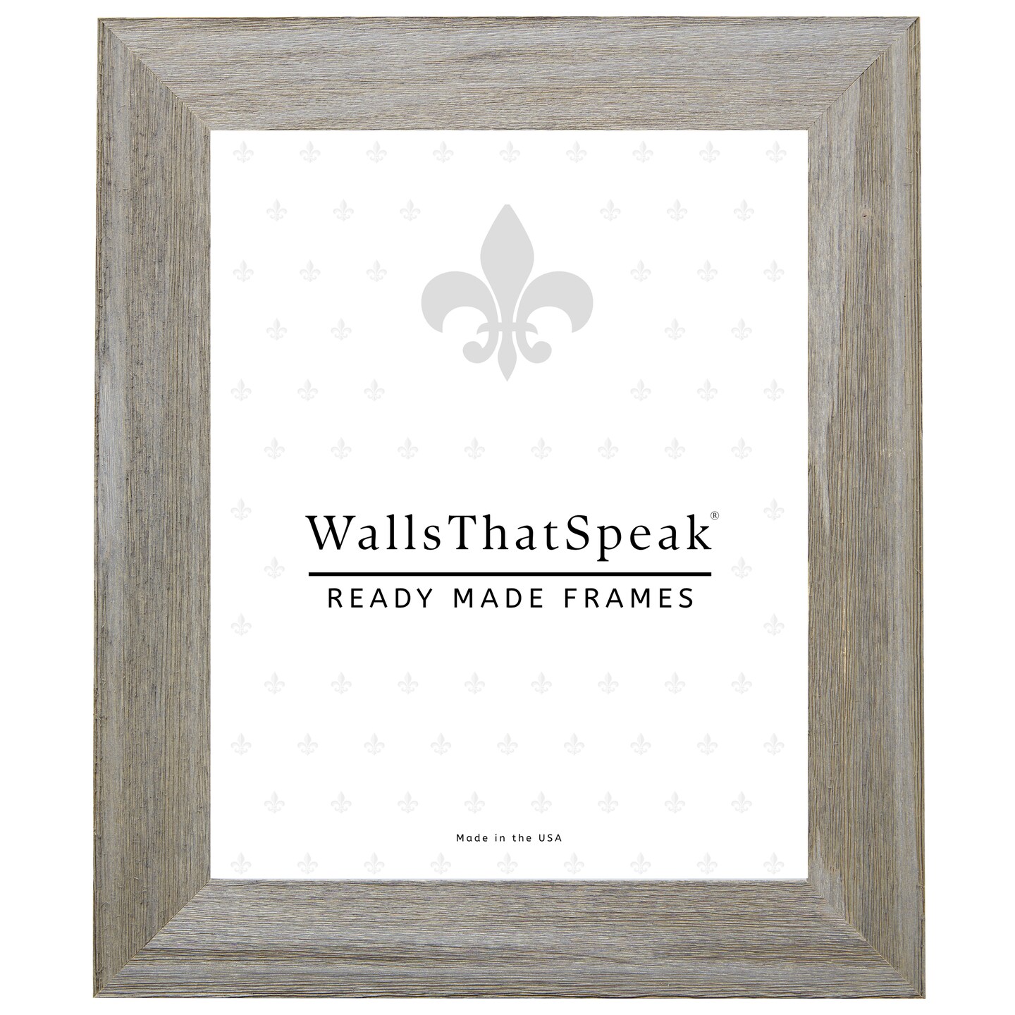 11x17  Barnwood Chic 1.5 Inch Wood Moulding, Wall Display Frame for Art, Posters, or Photos by wallsthatspeak