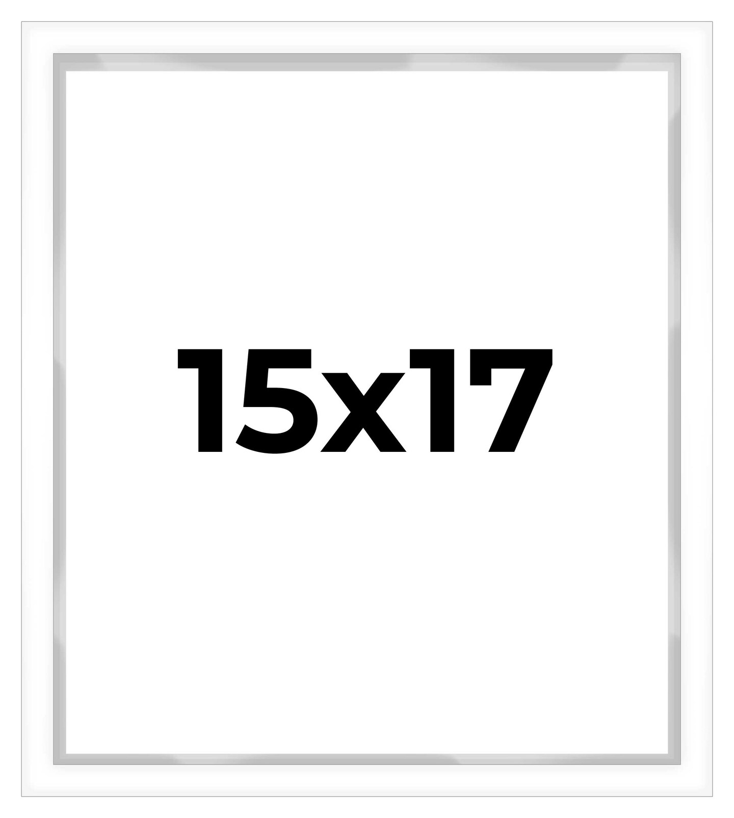 Shadow Box 3/4" Depth White Picture Frame - UV Acrylic, Backing, Hanging Hardware