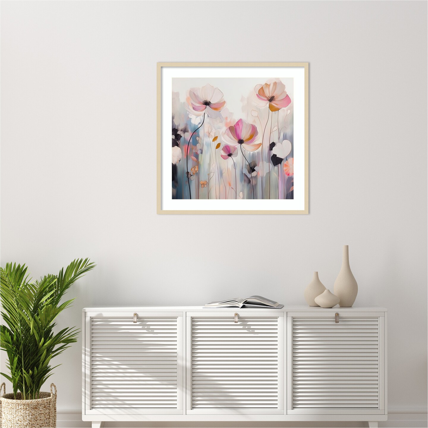 Spring Fling Flowers IV by Irena Orlov Wood Framed Wall Art Print