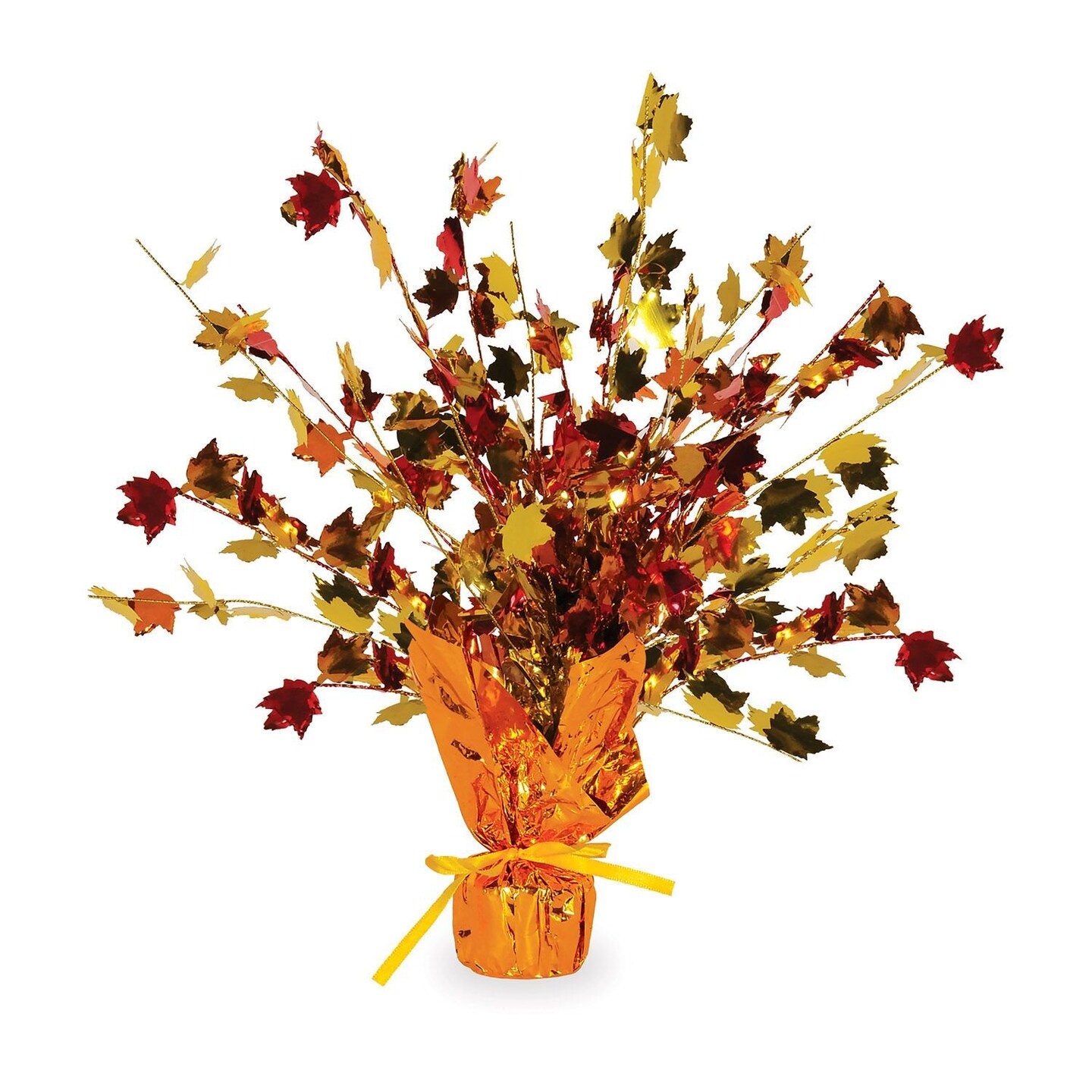 Fall Leaves Gleam &#x27;N Burst Centerpiece