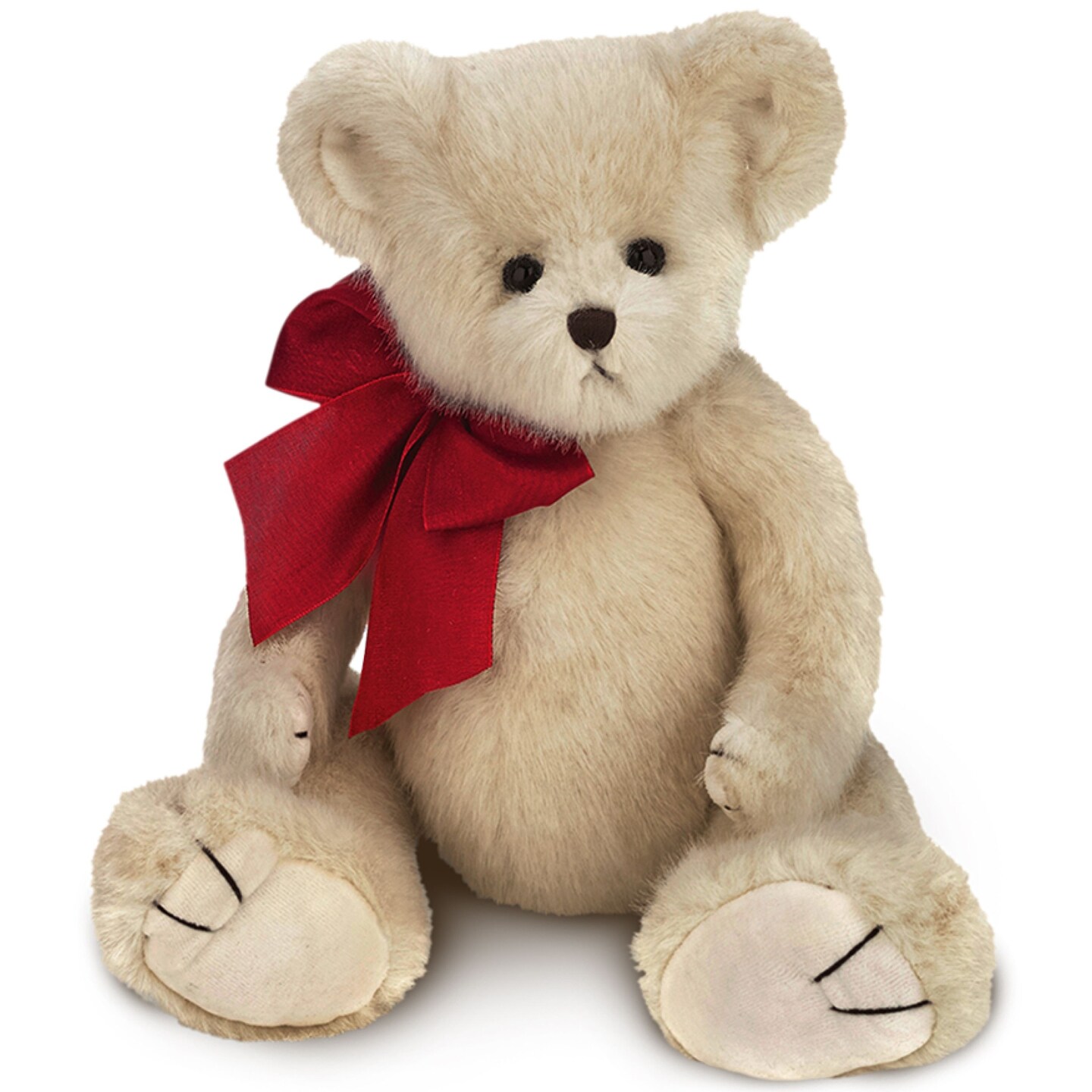 Bearington Rascal, 18 Inch White Teddy Bear Stuffed Animal, Makes a Great Gift for Birthday, Anniversary, Holiday, or Graduation