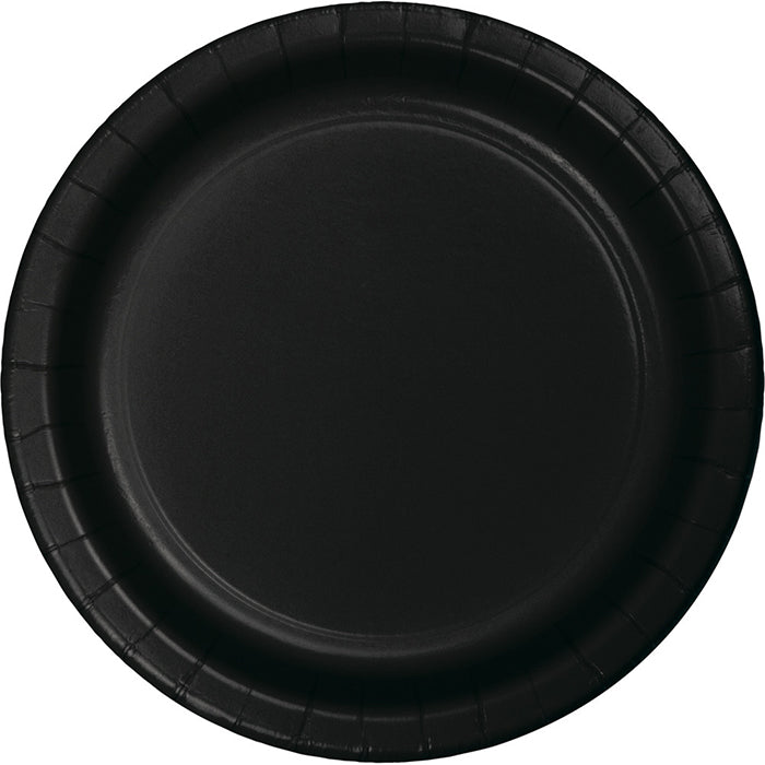 Black Paper Plates (75/Pkg)
